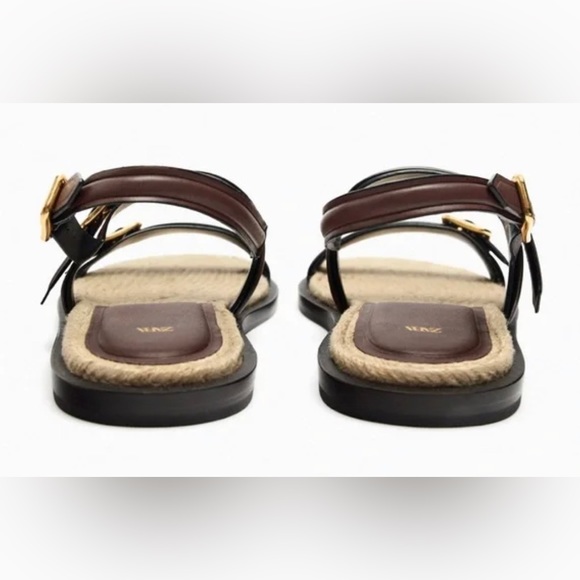 Leather sandals with jute insole - Picture 5 of 7